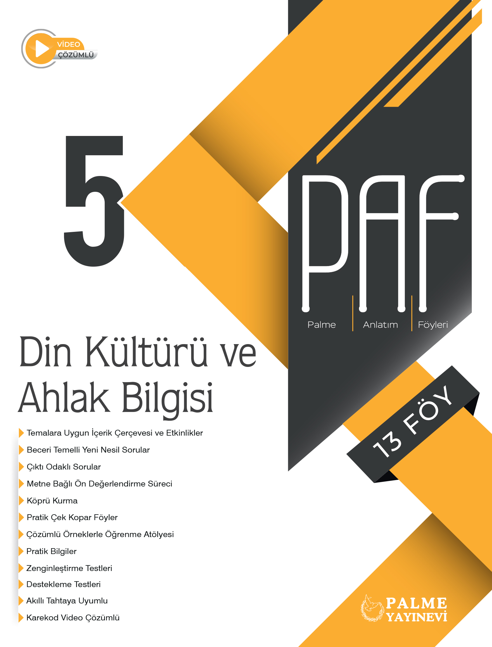 5. SINIF DİN KÜLTÜRÜ VE AHLAK BİLGİSİ PAF
